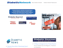 Tablet Screenshot of diabeticnetwork.com